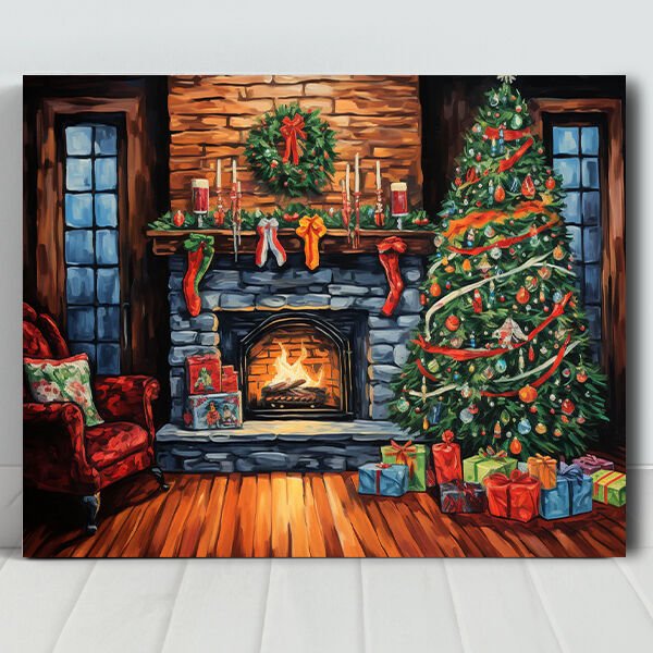 Yeni Yıl Sayılarla Boyama Seti