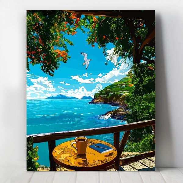 Dalgalar Ve Satırlar Sayılarla Boyama Seti