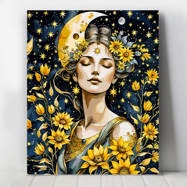 Kadının Düşü Sayılarla Boyama Seti