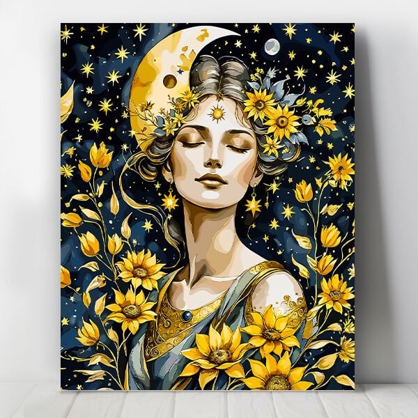 Kadının Düşü Sayılarla Boyama Seti