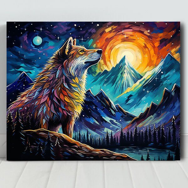 Fantastik Kurt Sayılarla Boyama Seti