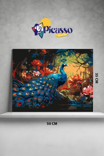 TavusKuşu Sayılarla Boyama Seti