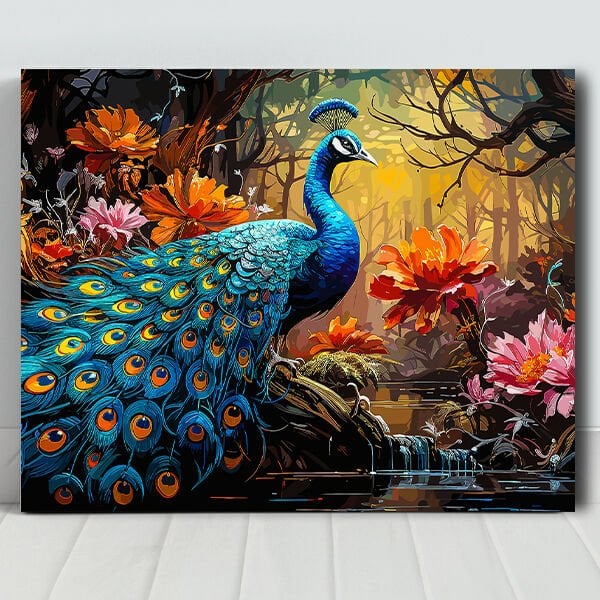 TavusKuşu Sayılarla Boyama Seti