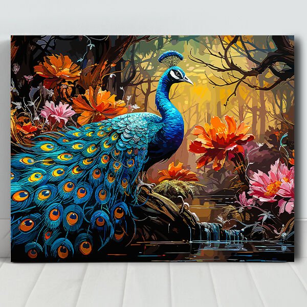 TavusKuşu Sayılarla Boyama Seti