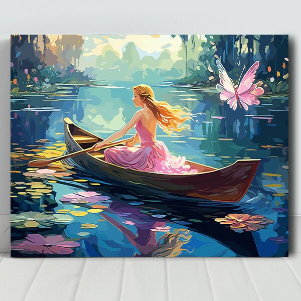 Peri Kızı Sayılarla Boyama Seti