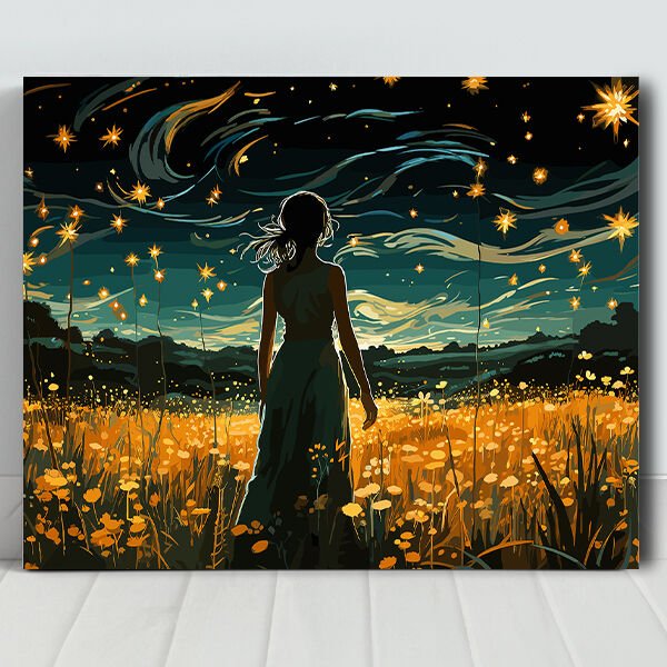 Sihirli Gece Sayılarla Boyama Seti