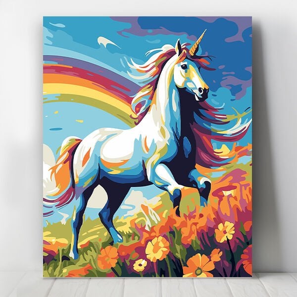 Unicorn Sayılarla Boyama Seti