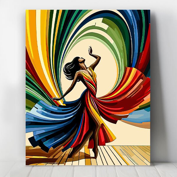 Dansın Büyüsü Sayılarla Boyama Seti