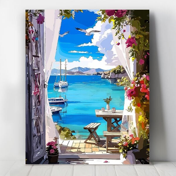 Denizin Huzuru Sayılarla Boyama Seti