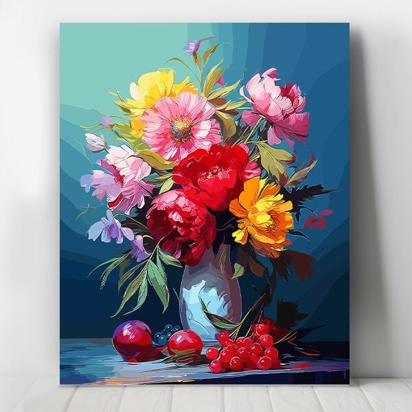 Baharın Rengi Sayılarla Boyama Seti