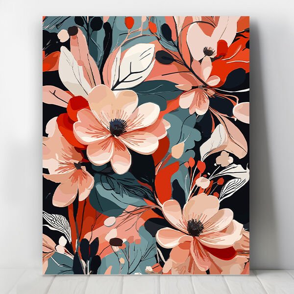 Çiçeklerin Şarkısı Sayılarla Boyama Seti