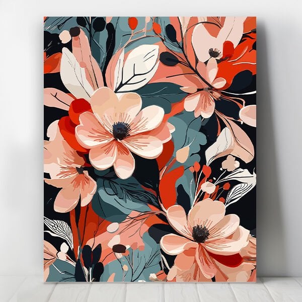 Çiçeklerin Şarkısı Sayılarla Boyama Seti