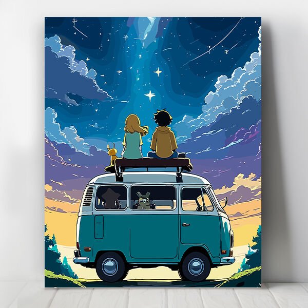 Gece Ve Biz Sayılarla Boyama Seti