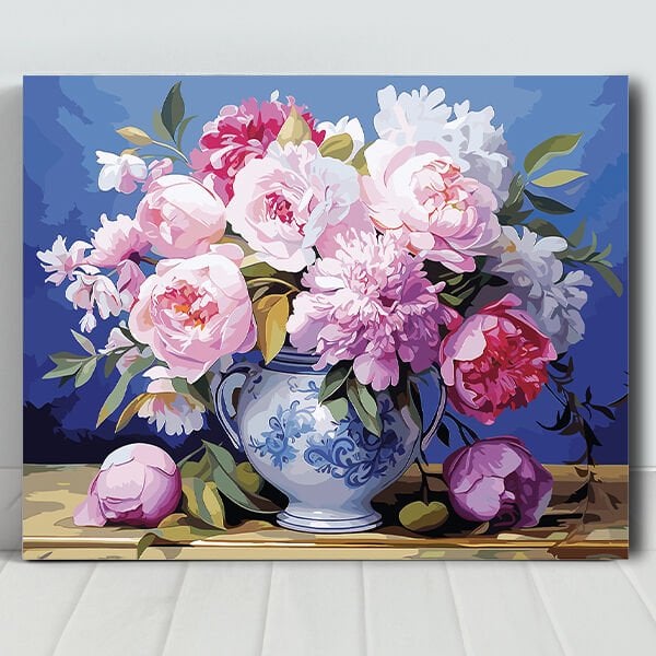 Çiçeklerin Gülüşü Sayılarla Boyama Seti