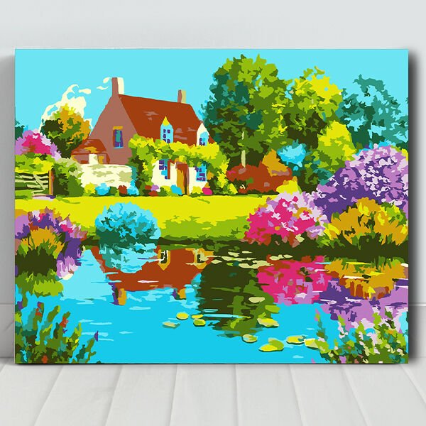 Cennet Bahçesi Sayılarla Boyama Seti