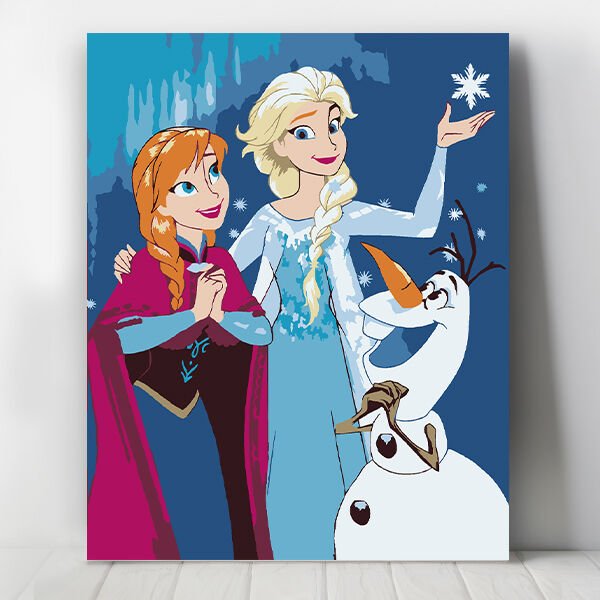 Frozen Sayılarla Boyama Seti