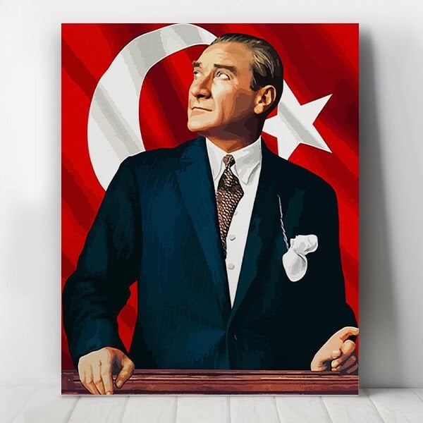 Atatürk'ün İzinde Sayılarla Boyama Seti