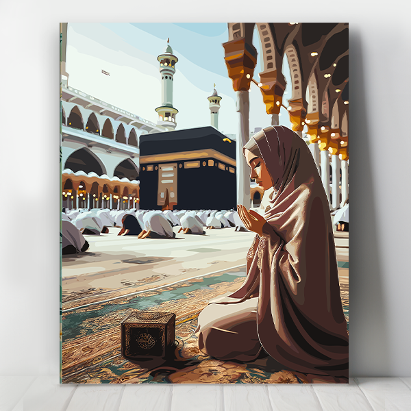 Kabe'de Dua Sayılarla Boyama Seti