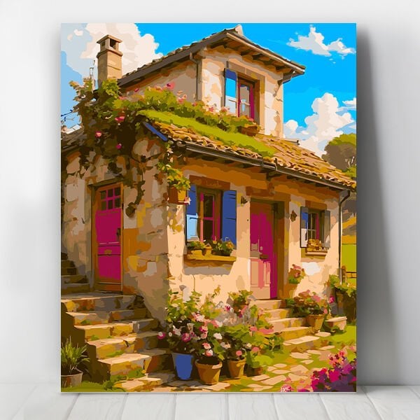 Köy Evi Sayılarla Boyama Seti