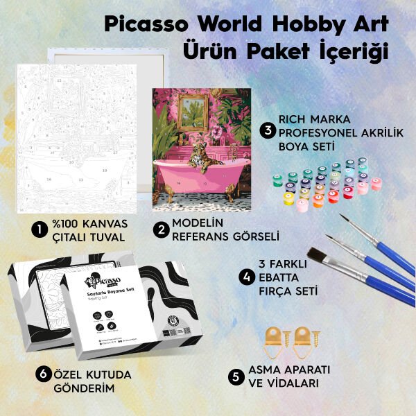 Küçük Prens Sayılarla Boyama Seti