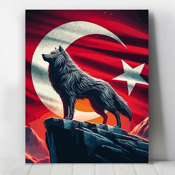 Ebedi Vatan Sayılarla Boyama Seti