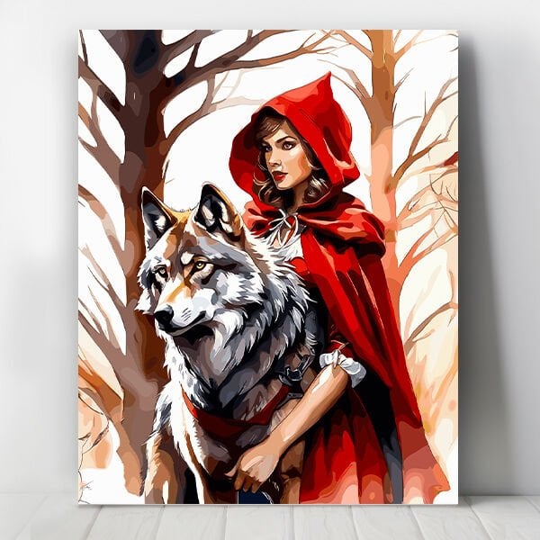 Kurt Ve Kız Sayılarla Boyama Seti