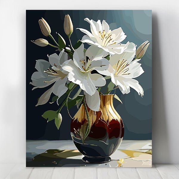 Yasemin Çiçeği Sayılarla Boyama Seti