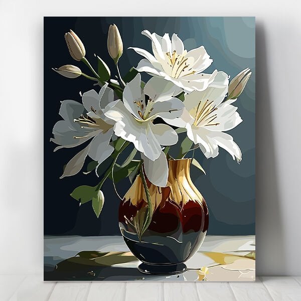 Yasemin Çiçeği Sayılarla Boyama Seti