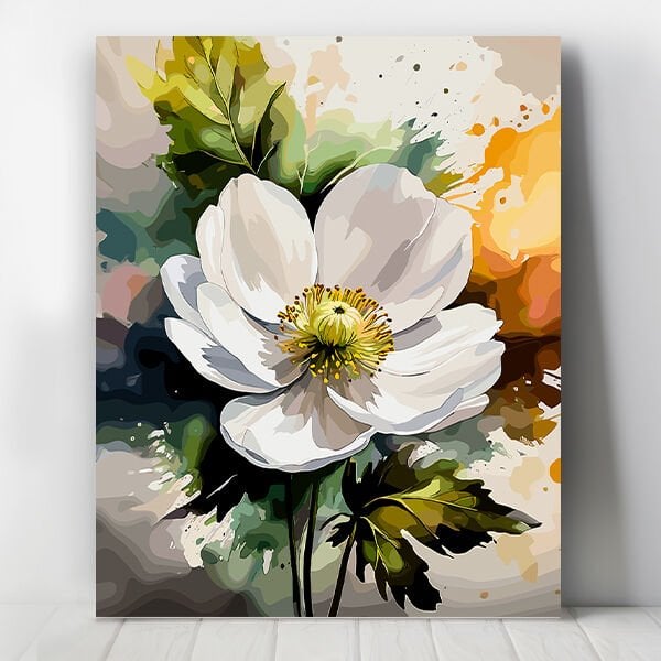 Gökkuşağı Çiçekleri Sayılarla Boyama Seti