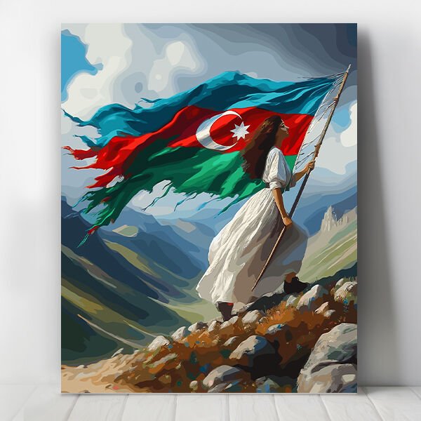 Can Azerbaycan Sayılarla Boyama Seti