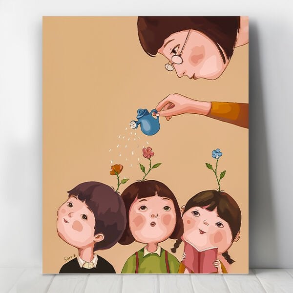 Öğretmenler Günü Hediyesi Sayılarla Boyama Seti