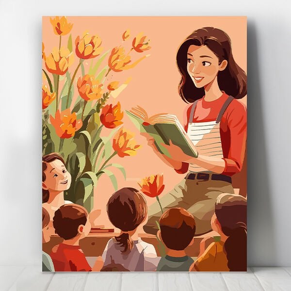 Öğretmene Hediye Sayılarla Boyama Seti