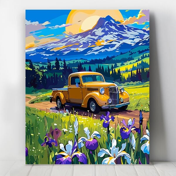 Dağ Yolu Sayılarla Boyama Seti