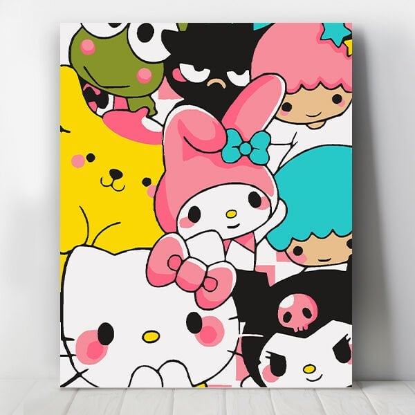 Sanrio Sayılarla Boyama Seti