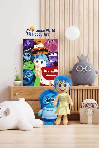 Ters Yüzün Duyguları Sayılarla Boyama Seti