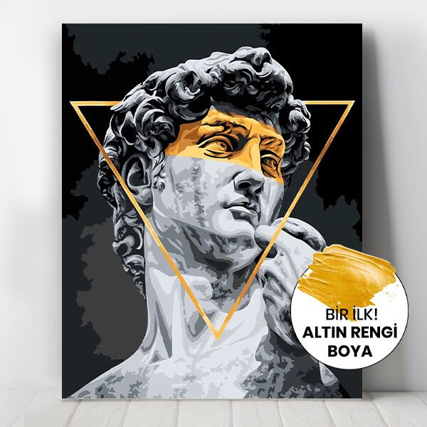 Mitolojik Heykel Sayılarla Boyama Seti