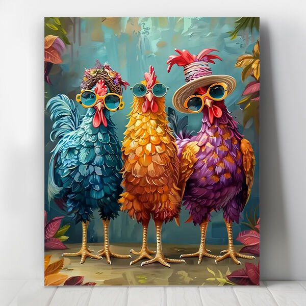 Üç Kız Kardeş Sayılarla Boyama Seti