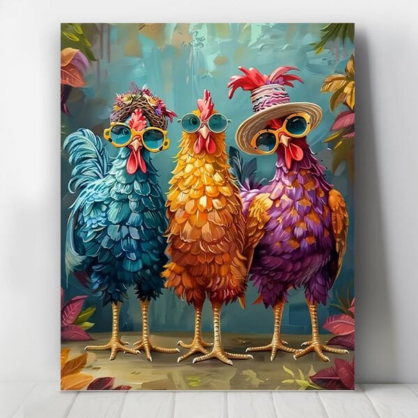 Üç Kız Kardeş Sayılarla Boyama Seti