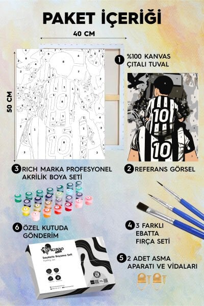 Babadan Miras Sayılarla Boyama Seti