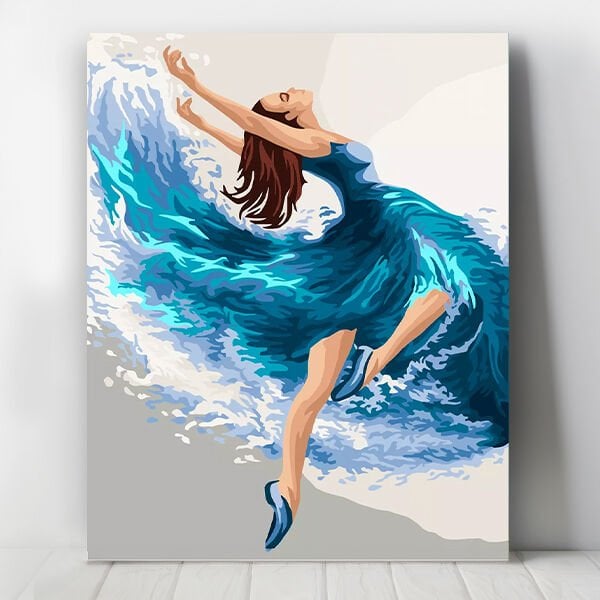 Dalgalarla Dans Sayılarla Boyama Seti