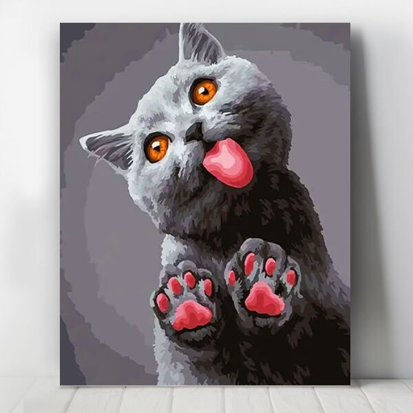 Munzur Kedi Sayılarla Boyama Seti