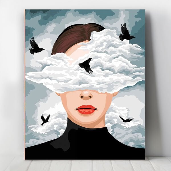 Başım Duman Sayılarla Boyama Seti