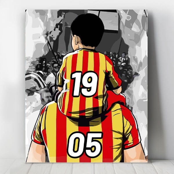 Aslan Babam Sayılarla Boyama Seti