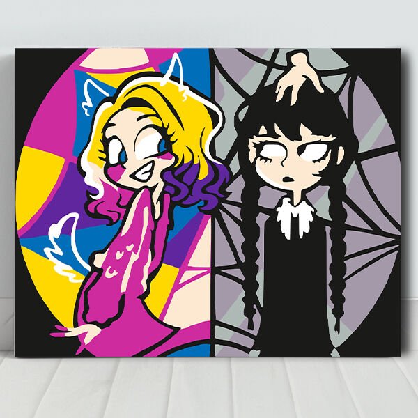 Wednesday Sayılarla Boyama Seti