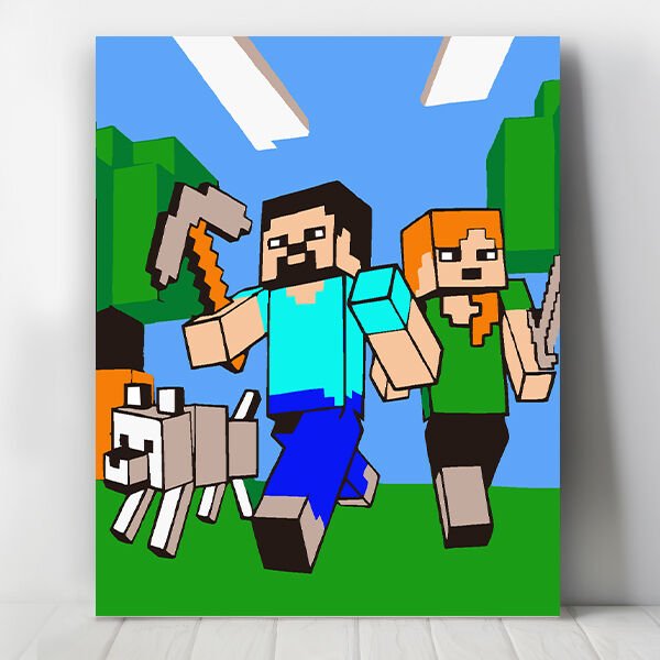 Mcraft Sayılarla Boyama Seti