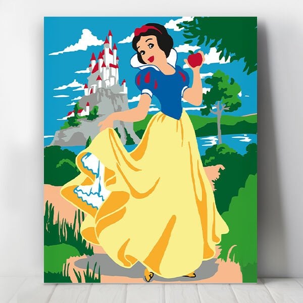 Pamuk Prenses Sayılarla Boyama Seti