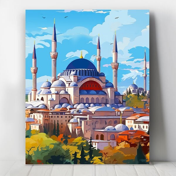 Ayasofya Sayılarla Boyama Seti