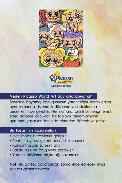 Happy Labubucuk Sayılarla Boyama Seti