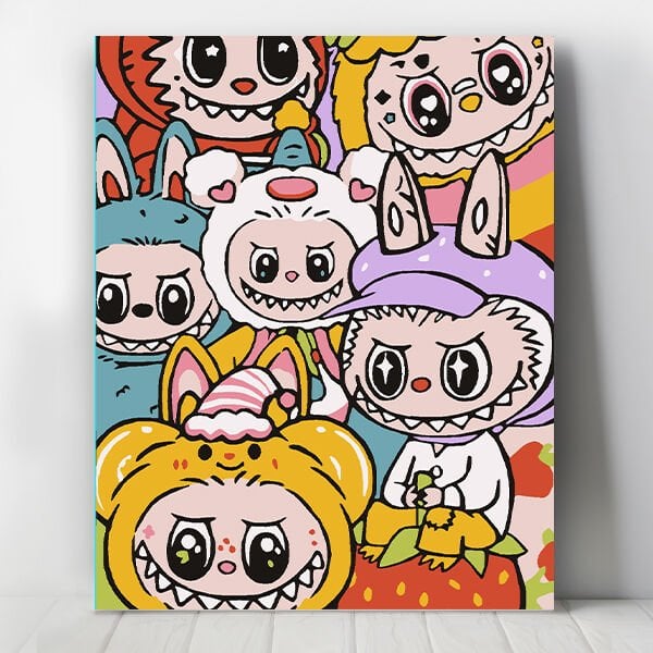 Happy Labubucuk Sayılarla Boyama Seti