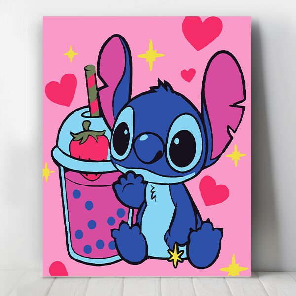 Tatlı Stich Sayılarla Boyama Seti